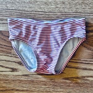 NWOT Janie and Jack Swim Bottoms Pink & White Stripe Size 6-12 Months